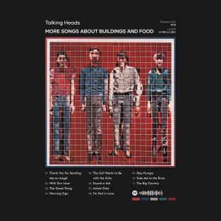 Talking Heads - More Songs About Buildings and Food Tracklist Album T-Shirt