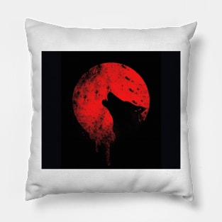 Night wolves Pillow