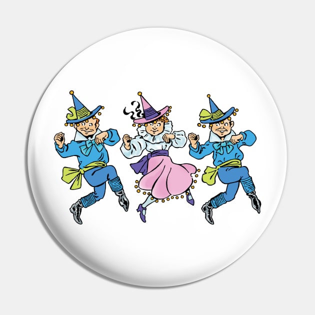 Vintage Munchkins from the Wizard of Oz Pin by MasterpieceCafe