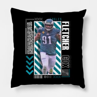 Fletcher Cox Paper Poster Version 10 Pillow