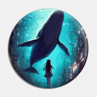 Whale dream Pin