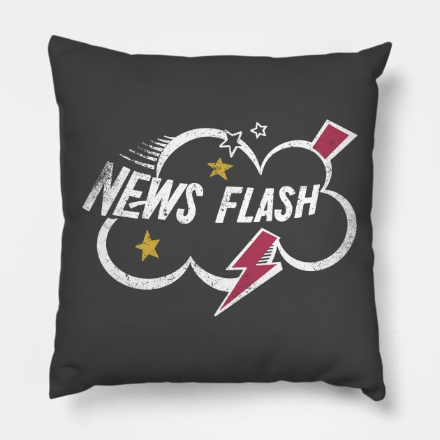 News Flash Pillow by StudioPM71