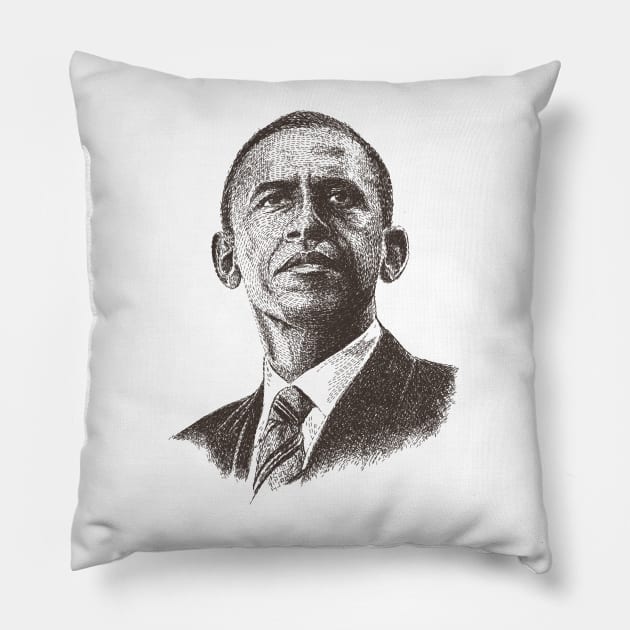 Barack Obama Pillow by barmalisiRTB