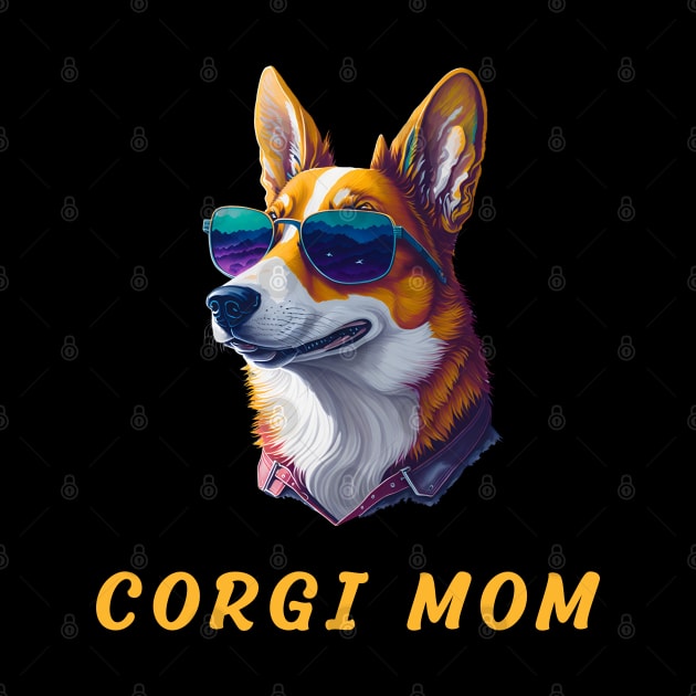 corgi mom by vaporgraphic