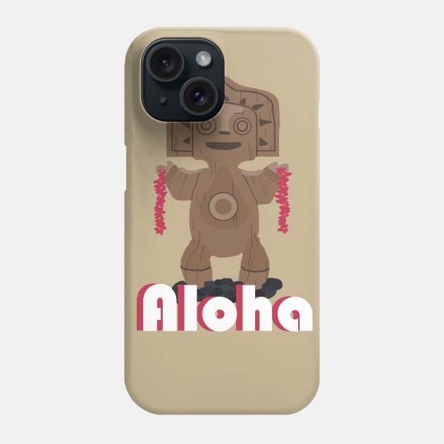 Polynesian Tiki Aloha Phone Case by MadAboutDisney1