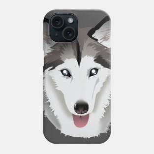 husky is my spirit dog Phone Case