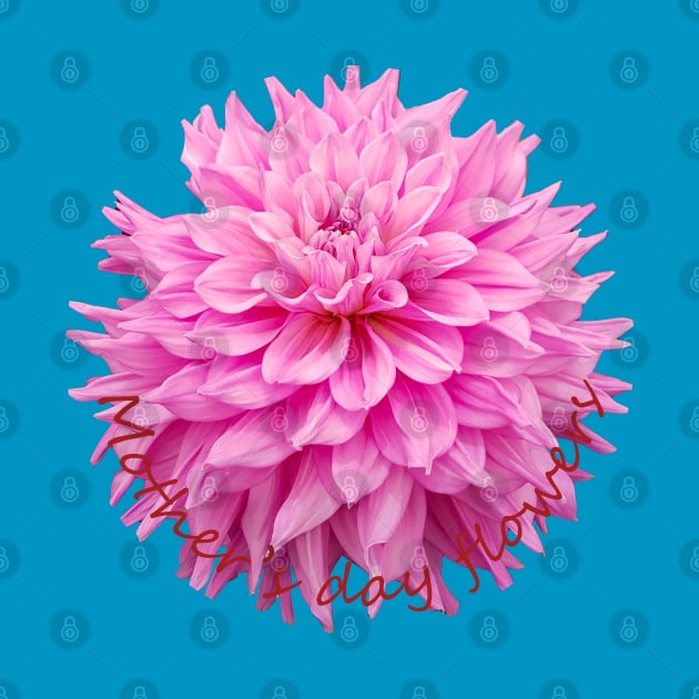 Mothers Day Flowers Dahlia by ellenhenryart