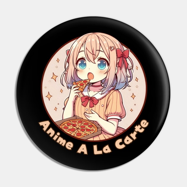 Pizza lover Anime girl Pin by Japanese Fever