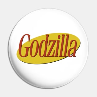 Godzilla Seinfeld Pin