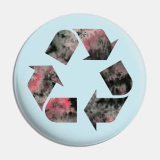 Tie Dye Recycle Pin