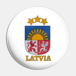 Latvian Coat of Arms Pin