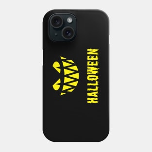 Halloween Fright & Lettering (Jack O’Lantern / Smile / Teeth / Yellow) Phone Case