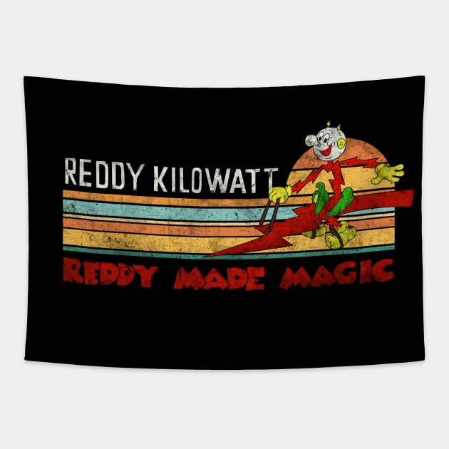 Reddy Kilowatt Tapestry by valentinahramov