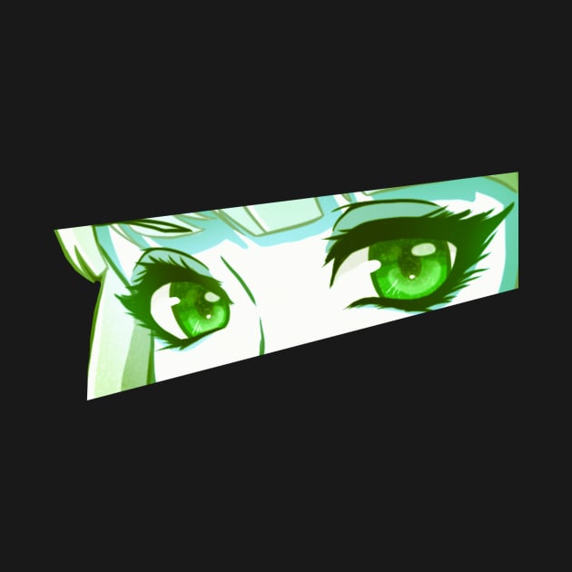 Anime Eyes (green) by Leo