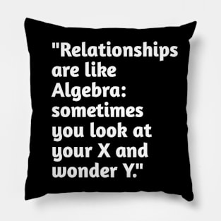 Funny valentines day humour Pillow