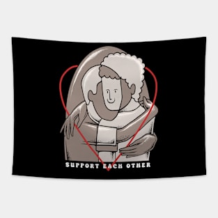 Support Each Other Tapestry