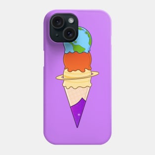 space ice cream Phone Case