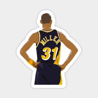 Reggie Miller Back-To Magnet