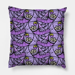 Escher fish pattern VIII Pillow