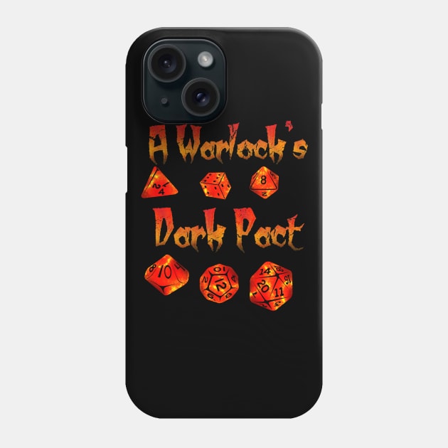 A Warlock's Dark Pact Phone Case by Edward L. Anderson 