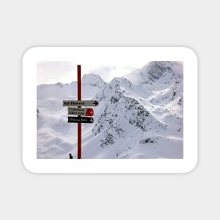 Les Menuires Three Valleys French Alps France Magnet