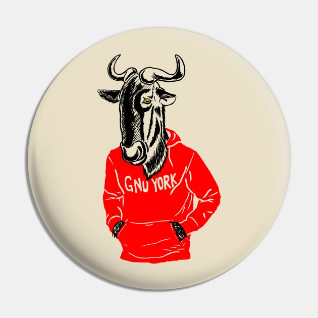 Gnu York Pin by UselessRob