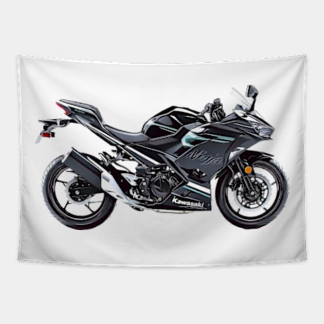 Kawasaki Ninja Tapestry by Worldengine