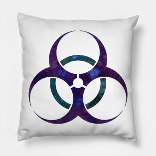 Biohazard (Purple) Pillow