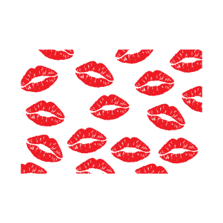 Kiss Lips pattern T-Shirt