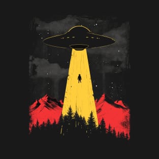 area 51, aliens, resident alien, abduction, alien invasion, ufo, sci fi, extraterrestrial, space, roswell, flying saucer, ufos T-Shirt