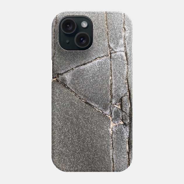 Stone Fragment Surface Phone Case by textural