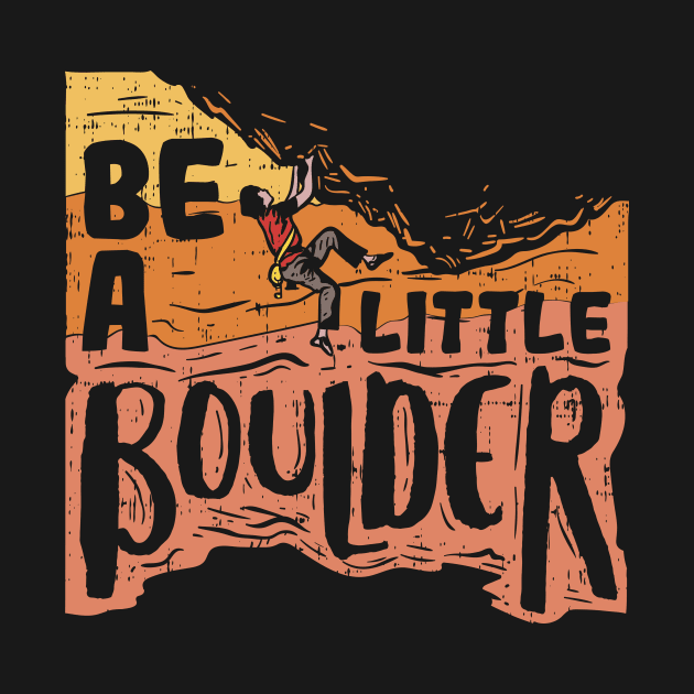 Rock Climber T-Shirt I boulder gift by biNutz