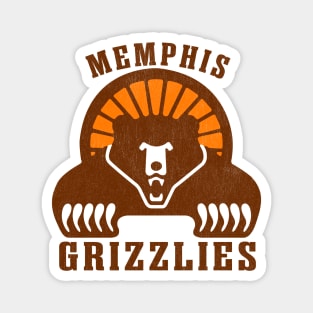 Defunct Memphis Grizzlies WFL Football 1975 Magnet