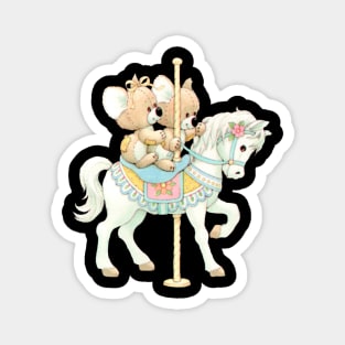 Carousel Merry Go Round Pony Horse Magnet