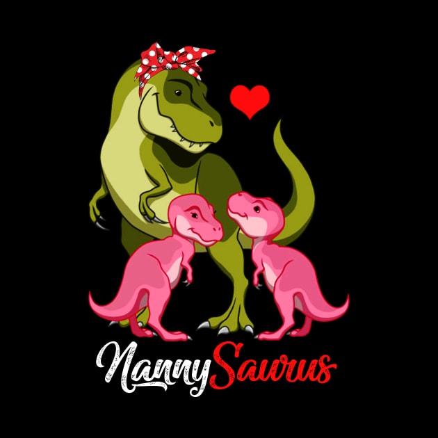 Nannysaurus T-Shirt T-rex Nanny Saurus Dinosaur by johnbbmerch