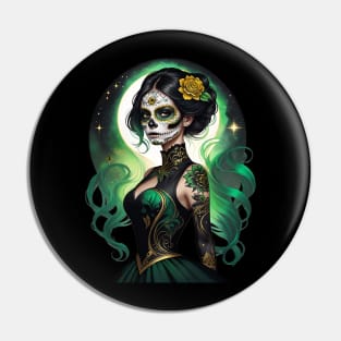 Emerald Weaver Pin