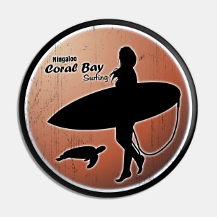 Ningaloo Coral Bay Surfer Pin