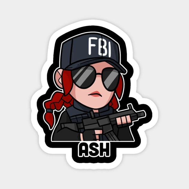 ash from rainbow six siege r6 Magnet by deviriastinika