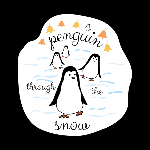 Penguin Through the Snow, Jingle Bells by Markadesign