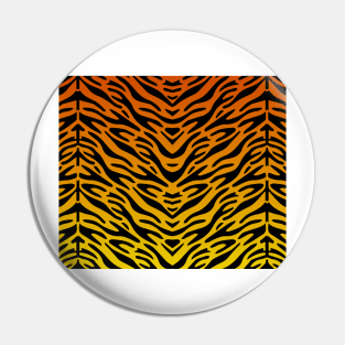 Tiger midge pattern Pin