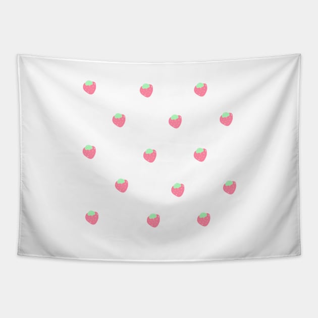 strawberries Tapestry by uchix