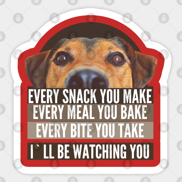 MEN'S I'LL BE WATCHING YOU , DOGS LOVERS - Dogs - Sticker