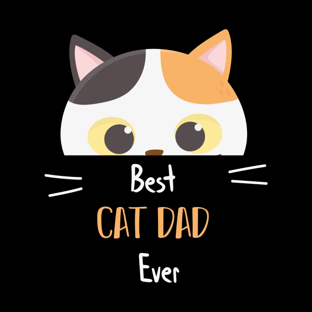 Best Cat Dad Ever Funny Fathers Cat Lovers by MerchSpot