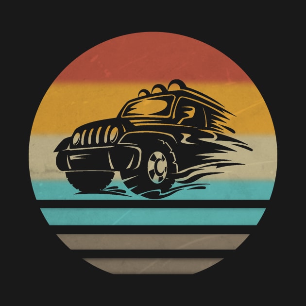 Vintage Jeep Sunset Jeeps by Nancie