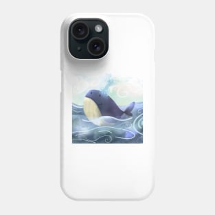 Cute whale Phone Case