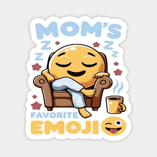 Relaxing Mom's Emoji Haven Magnet