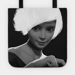 White Hair Tote