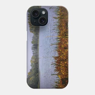 Fall colours on a misty morning. Phone Case