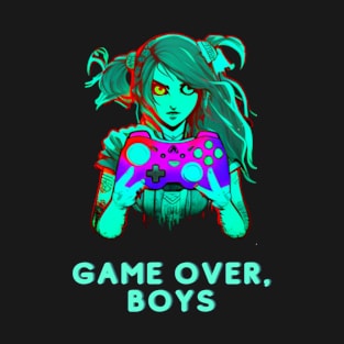 Gamer Girl, Game Over Boys T-Shirt