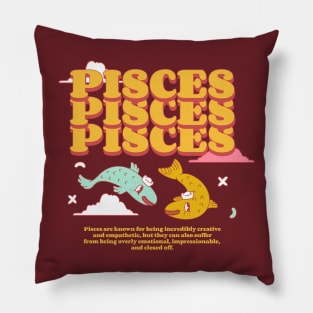 Pisces Zodiac Pillow